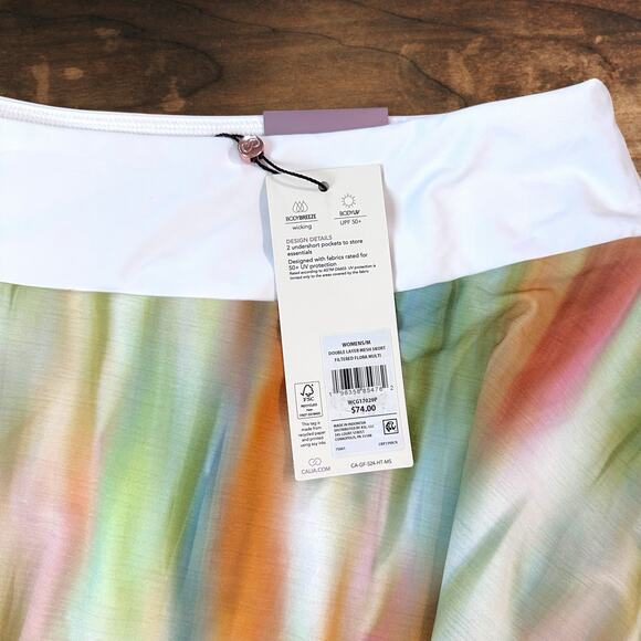 CALIA Watercolor Double Layer Mesh Golf Skort | Multicolor | Size M | NWT - Picture 5 of 9